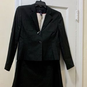 Context Blazer and Skirt Suit B+W Polka Dots 14P